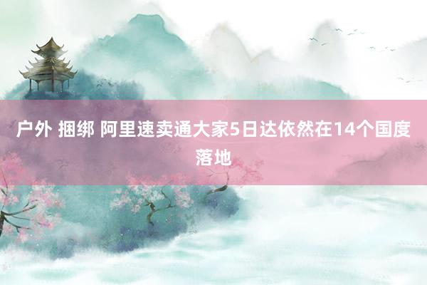 户外 捆绑 阿里速卖通大家5日达依然在14个国度落地