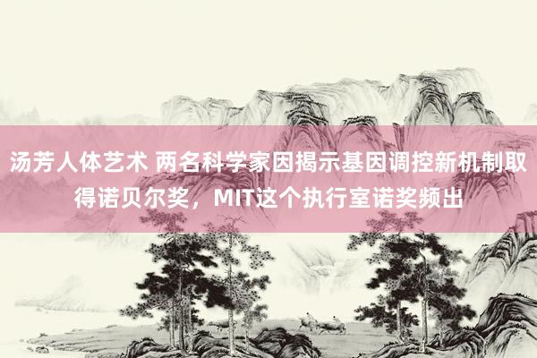 汤芳人体艺术 两名科学家因揭示基因调控新机制取得诺贝尔奖，MIT这个执行室诺奖频出