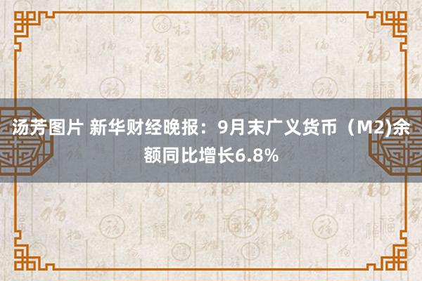 汤芳图片 新华财经晚报：9月末广义货币（M2)余额同比增长6.8%