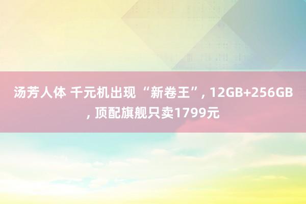 汤芳人体 千元机出现 “新卷王”， 12GB+256GB， 顶配旗舰只卖1799元