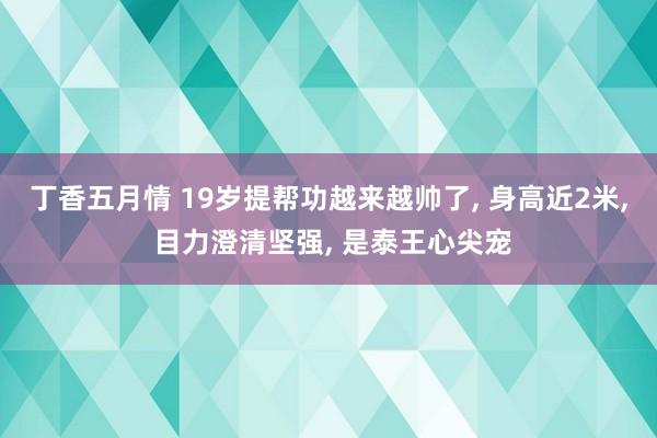 丁香五月情 19岁提帮功越来越帅了， 身高近2米， 目力澄清坚强， 是泰王心尖宠